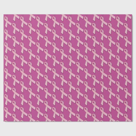 Borstkanker - Bewustmakingspatroon Cadeaupapier (Vlak)