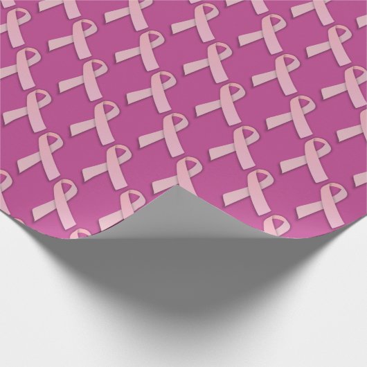 Borstkanker - Bewustmakingspatroon Cadeaupapier (Hoek)