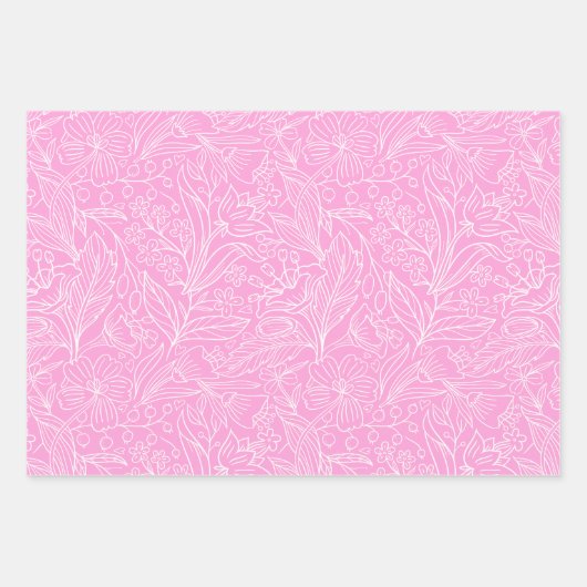 Borstkanker - Bewustmakingspatroon Inpakpapier Vel (Voorkant 2)