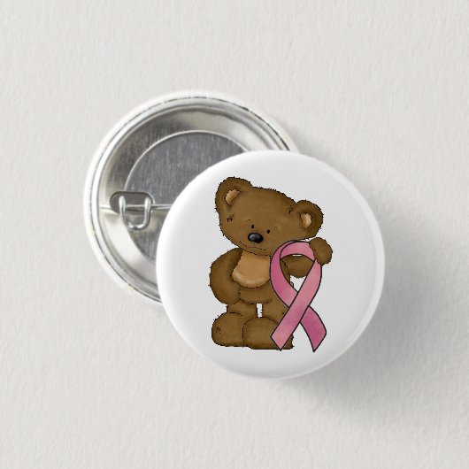 Borstkanker Bewustmakingspenknoppen kleine Ronde Button 3,2 Cm (Voorkant /achterkant)
