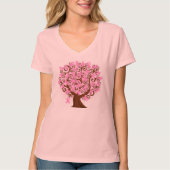 Borstkanker Bewustmakingspijn T-shirt (Voorkant)