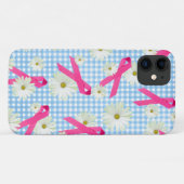 Borstkanker Bewustmakingsroze lint Case-Mate iPhone Case (Achterkant (horizontaal))