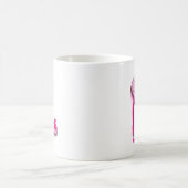Borstkanker - Bewustmakingsroze lint Koffiemok (Center)