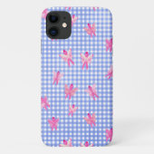 Borstkanker Bewustmakingsroze lintvlinder Case-Mate iPhone Case (Achterkant)