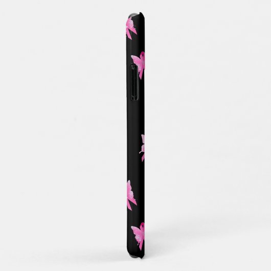 Borstkanker Bewustmakingsroze lintvlinder Case-Mate iPhone Case (Achterkant/rechts)