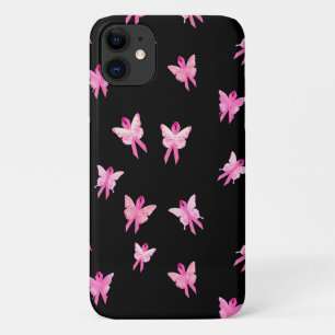 Borstkanker Bewustmakingsroze lintvlinder Case-Mate iPhone Case