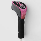 Borstkanker Bewustmakingsroze WEIGEREN om te zinke Golfheadcover (Schuin)