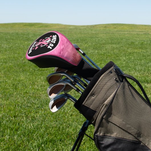 Borstkanker Bewustmakingsroze WEIGEREN om te zinke Golfheadcover (Insitu)