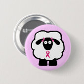 Borstkanker Bewustmakingsschapen Button (Voorkant /achterkant)