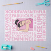 Borstkanker - Bewustmakstof Tissuepapier (Craft)