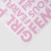 Borstkanker - Bewustmakstof Tissuepapier (Detail)