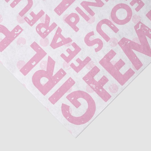 Borstkanker - Bewustmakstof Tissuepapier (Detail)