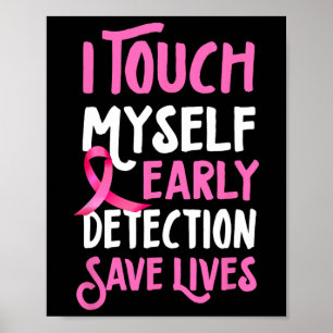 Borstkanker Bewustwording Ik raak mijn eigen roze Poster