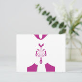 Borstkanker Bewustzijn Art Print Briefkaart (Staand voorkant)