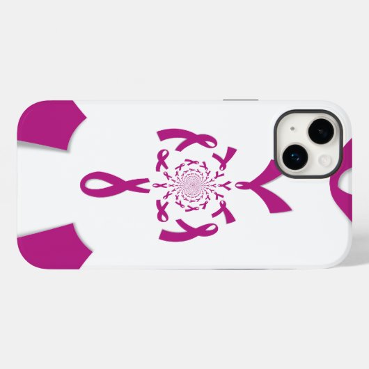 Borstkanker Bewustzijn Art Print Case-Mate iPhone Case (Achterkant (horizontaal))
