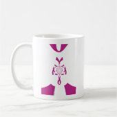 Borstkanker Bewustzijn Art Print Koffiemok (Links)