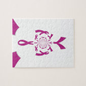 Borstkanker Bewustzijn Art Print Legpuzzel (Horizontaal)