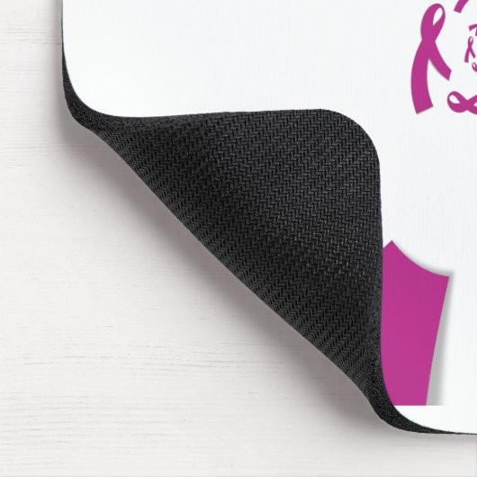 Borstkanker Bewustzijn Art Print Muismat (Hoek)