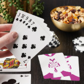 Borstkanker Bewustzijn Art Print Pokerkaarten (Insitu)