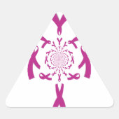 Borstkanker Bewustzijn Art Print Sticker (Voorkant)