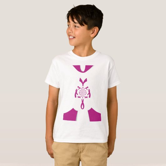 Borstkanker Bewustzijn Art Print T-shirt (Voorkant volledig)