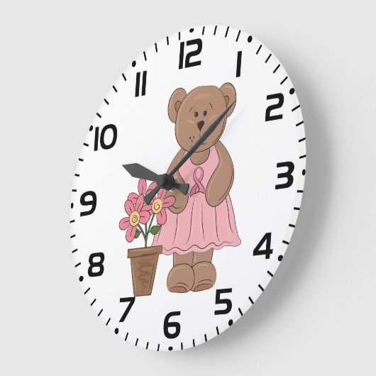 Borstkanker Bewustzijn Beer in roze jurk Grote Klok (Hoek)