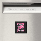 Borstkanker Bewustzijn Cheer voor de Cure Voetbal Magneet (Insitu (Vaatwasser))