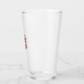 Borstkanker Bewustzijn Cute Sloth Roze Lint Ani Glas (Links)