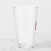 Borstkanker Bewustzijn Cute Sloth Roze Lint Ani Glas (Rechts)