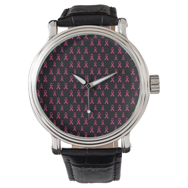 Borstkanker Bewustzijn eWatch Horloge (Voorkant)