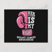 Borstkanker Bewustzijn Familie Vrienden Ondersteun Briefkaart (Voorkant)