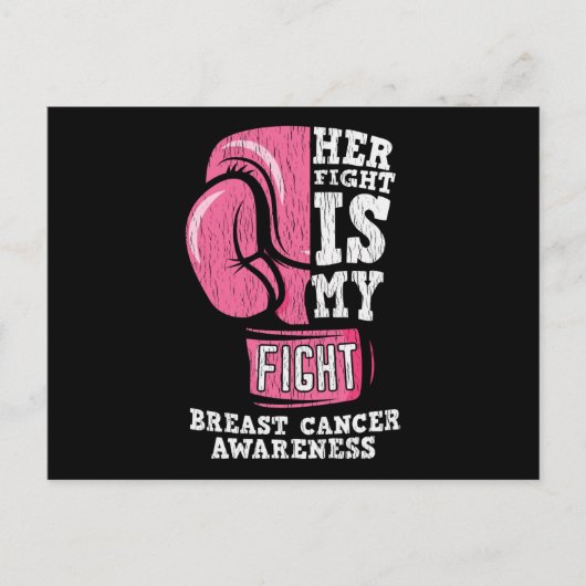 Borstkanker Bewustzijn Familie Vrienden Ondersteun Briefkaart (Voorkant)