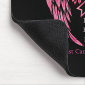 Borstkanker Bewustzijn Geloof Hoop Liefde Vleugels Muismat (Hoek)