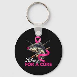 Borstkanker Bewustzijn Gevist voor een Cure Pink R Sleutelhanger