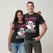 Borstkanker Bewustzijn Halloween Roze Ribbon Spoo T-shirt (Unisex)