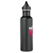 Borstkanker Bewustzijn Hoop Kracht Christelijk Waterfles (Links)