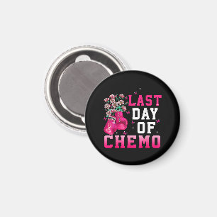 Borstkanker Bewustzijn Laatste Dag van Chemo Krijg Magneet