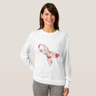 Borstkanker bewustzijn Lange hoes T-shirt