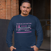 Borstkanker bewustzijn maand ontwerp t-shirt