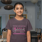 Borstkanker bewustzijn maand ontwerp t-shirt