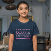 Borstkanker bewustzijn maand ontwerp t-shirt