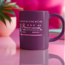 Borstkanker bewustzijn maand ontwerp