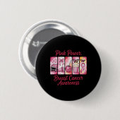 Borstkanker Bewustzijn Ondersteuning Ontwerp Oktob Ronde Button 5,7 Cm (Voorkant /achterkant)