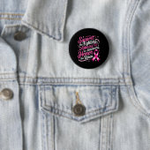 Borstkanker Bewustzijn Ondersteuning Strijders Bew Ronde Button 5,7 Cm (In situ)