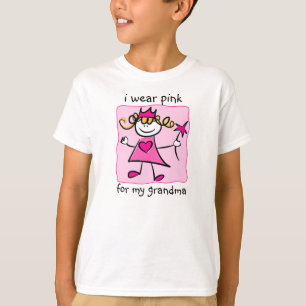 Borstkanker bewustzijn: Pink Princess T-shirt