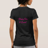 Borstkanker Bewustzijn Prader Hands T-shirt (Achterkant)