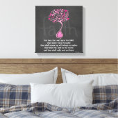 Borstkanker Bewustzijn Print met Bijbelvers (Insitu (Slaapkamer))