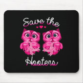 Borstkanker Bewustzijn Red de Hooters Muismat (Voorkant)