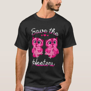Borstkanker Bewustzijn Red de Hooters T-shirt