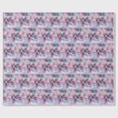 Borstkanker bewustzijn roze lint Abstract Cadeaupapier (Vlak)